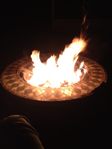 Fire Pit During Fall